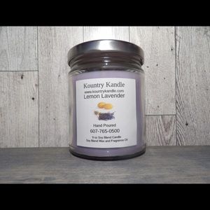 Lemon Lavender Scented Candle